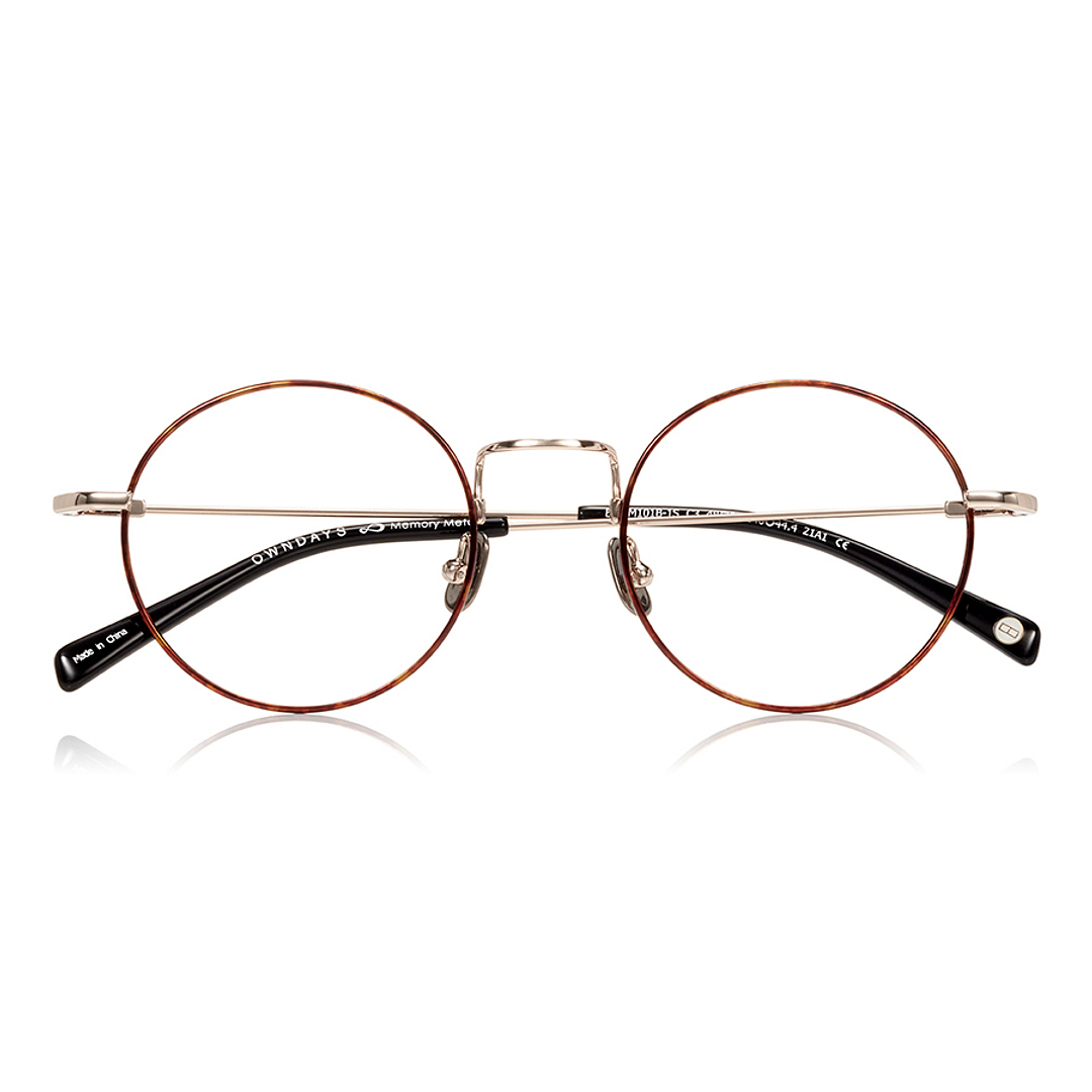 OWNDAYS | AIR Light Brown Full Rim Round right side