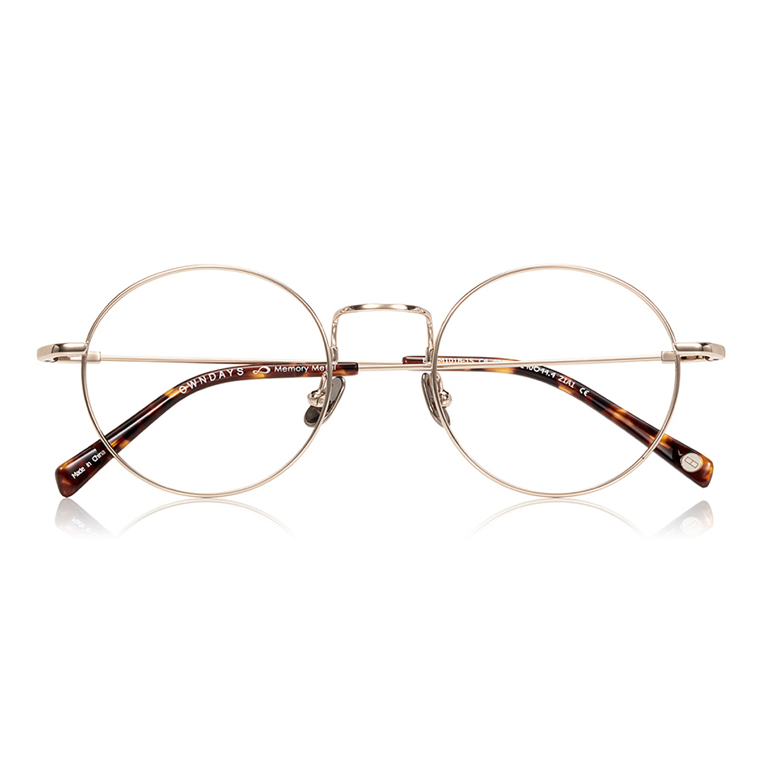 OWNDAYS | AIR Gold Full Rim Round right side