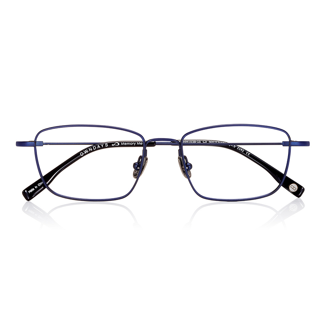 OWNDAYS | AIR Navy Blue Full Rim Rectangle right side