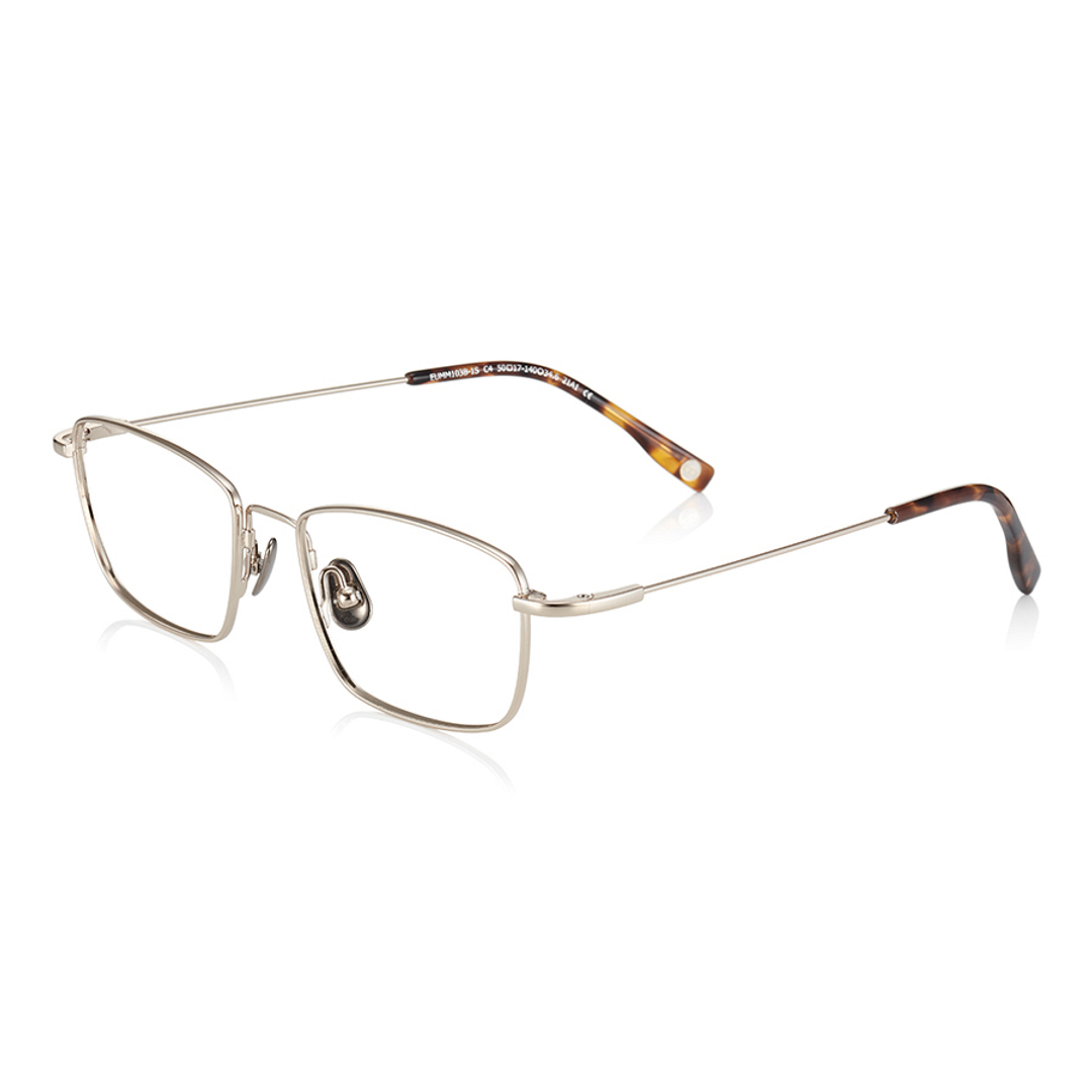 OWNDAYS | AIR Gold Full Rim Rectangle left side