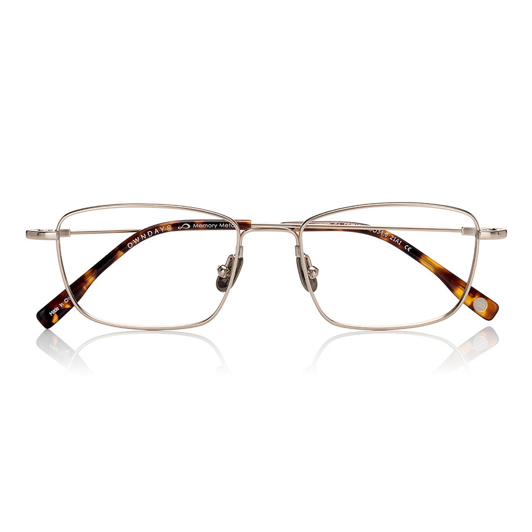 OWNDAYS | AIR Gold Full Rim Rectangle right side