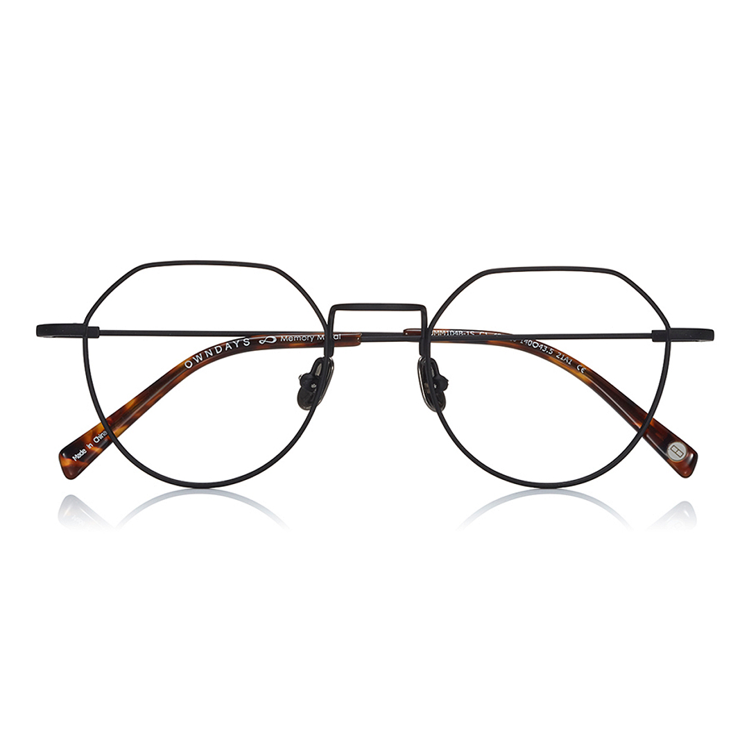 OWNDAYS | AIR Black Full Rim Boston right side