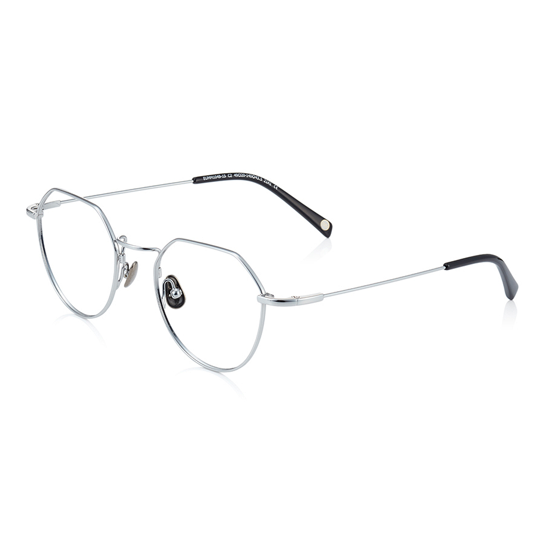 OWNDAYS | AIR Silver Full Rim Boston left side