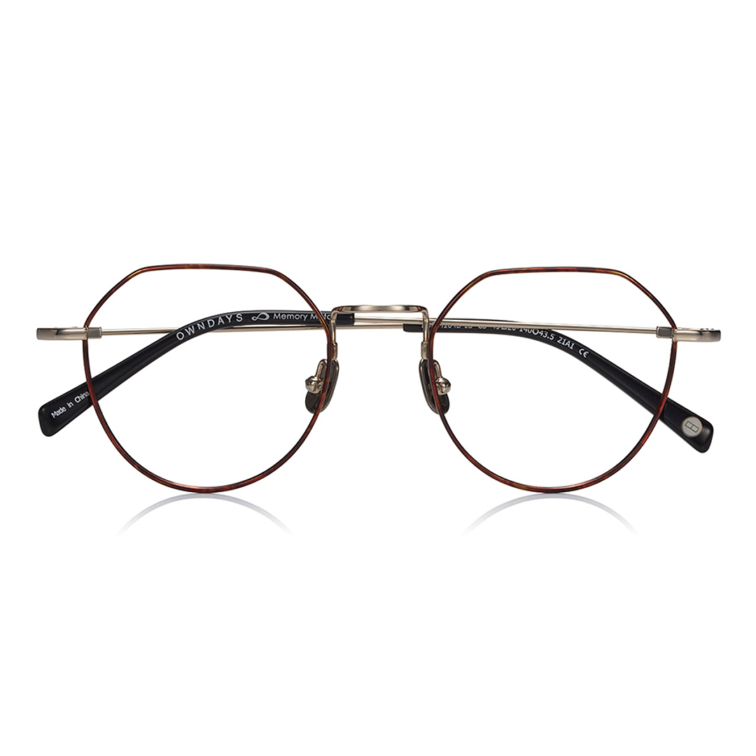 OWNDAYS | AIR Light Brown Full Rim Boston right side