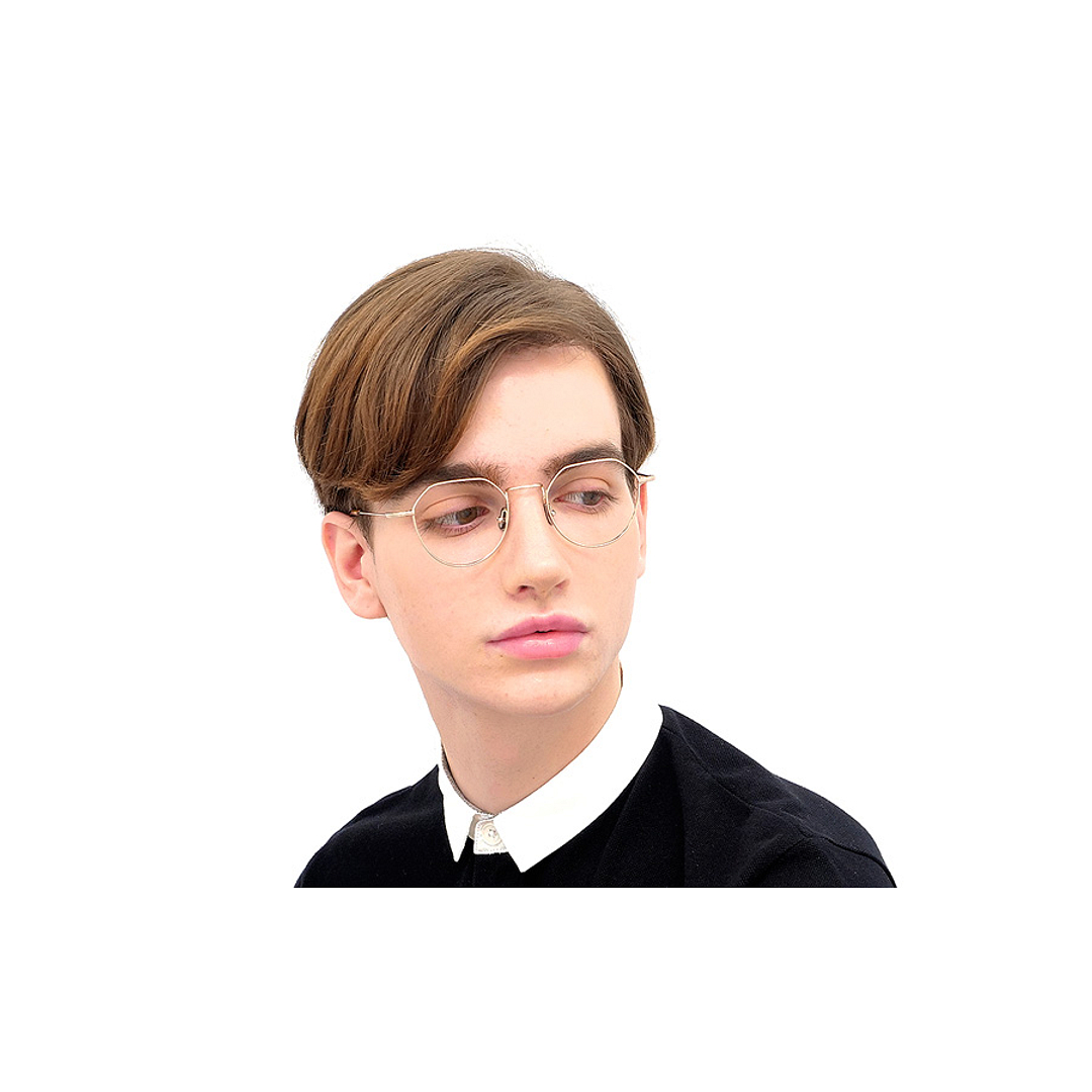 OWNDAYS | AIR Gold Full Rim Boston left side