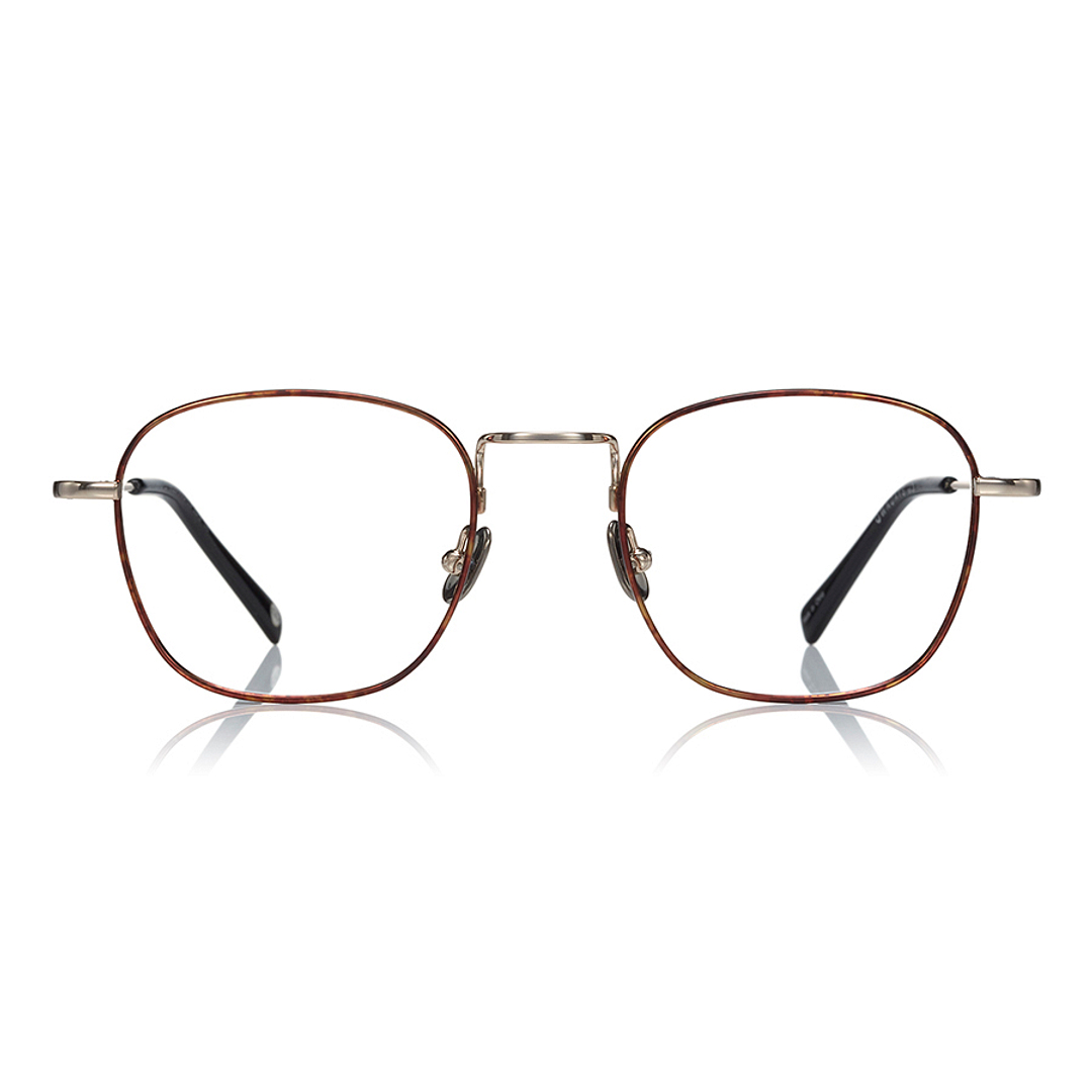 OWNDAYS | AIR Light Brown Full Rim Rectangle right side