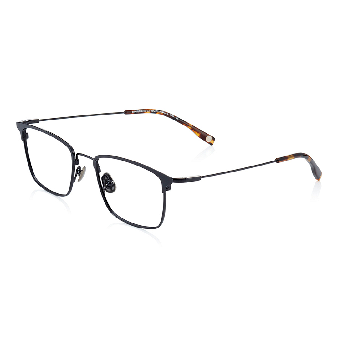 OWNDAYS | AIR Black Half Rim Browline left side