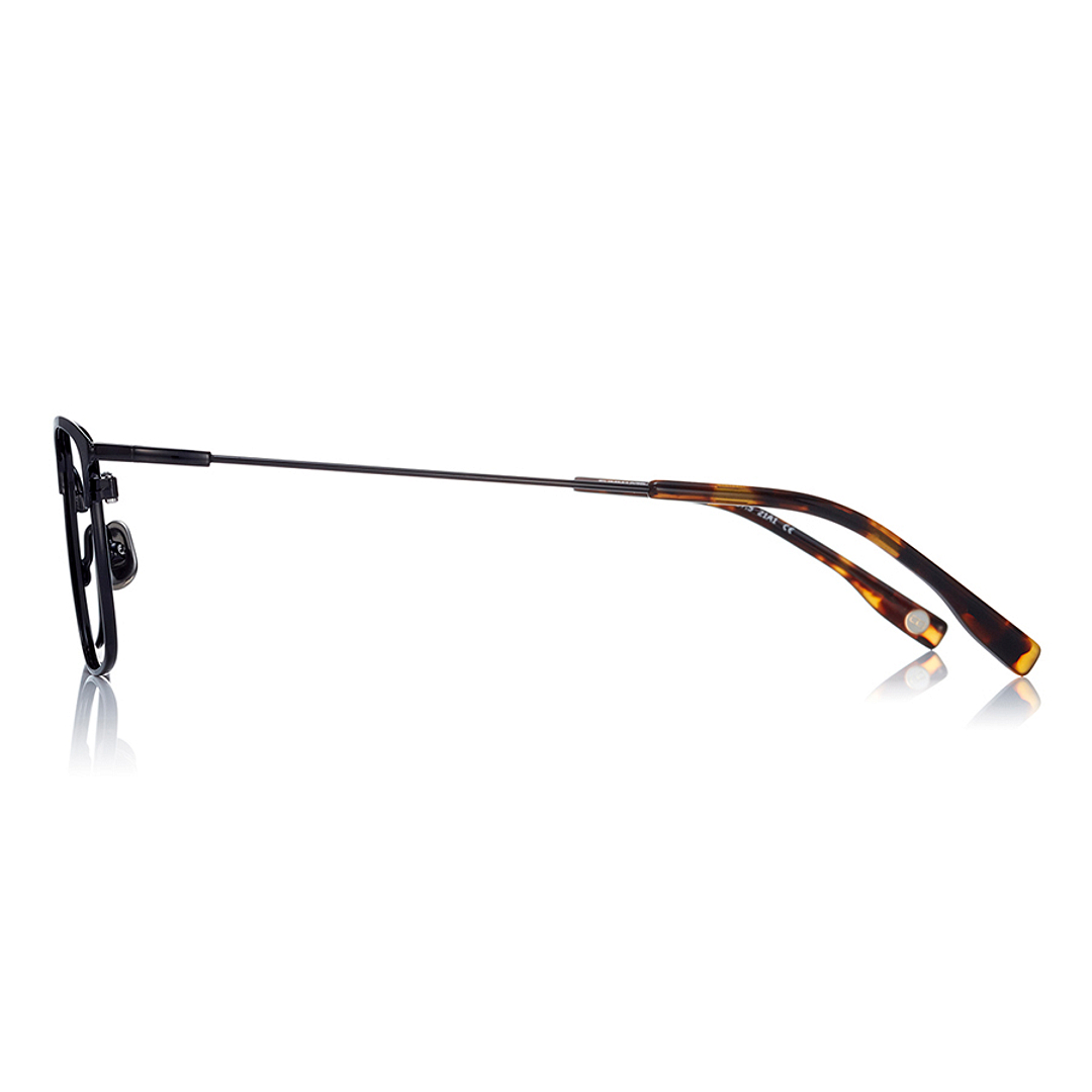 OWNDAYS | AIR Black Half Rim Browline left side