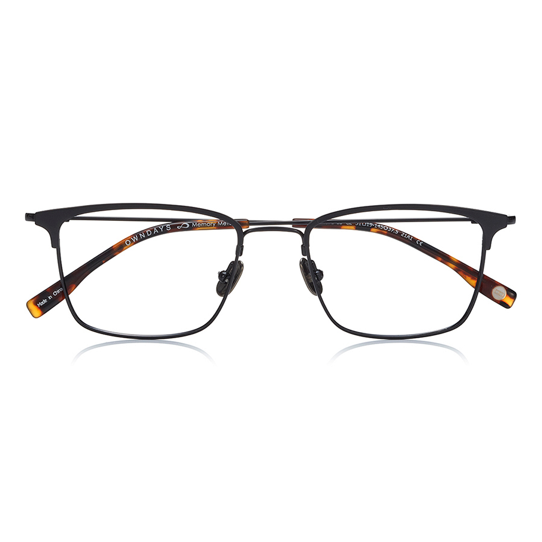 OWNDAYS | AIR Black Half Rim Browline right side
