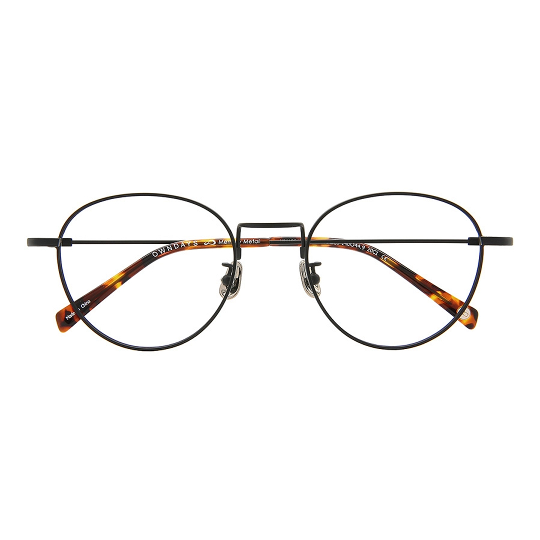 OWNDAYS | AIR Black Full Rim Boston right side