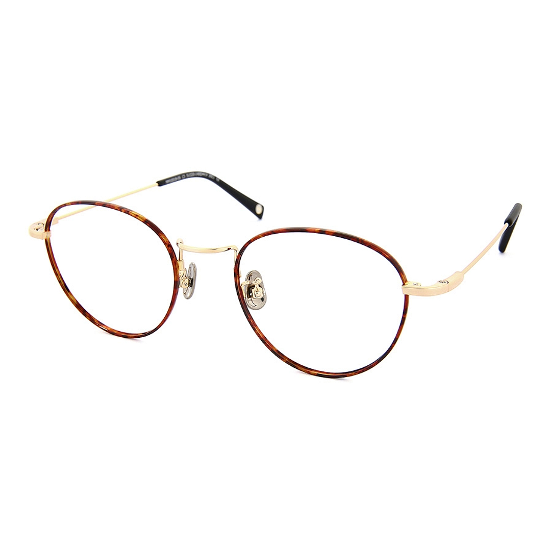 OWNDAYS | AIR Light Brown Full Rim Boston left side