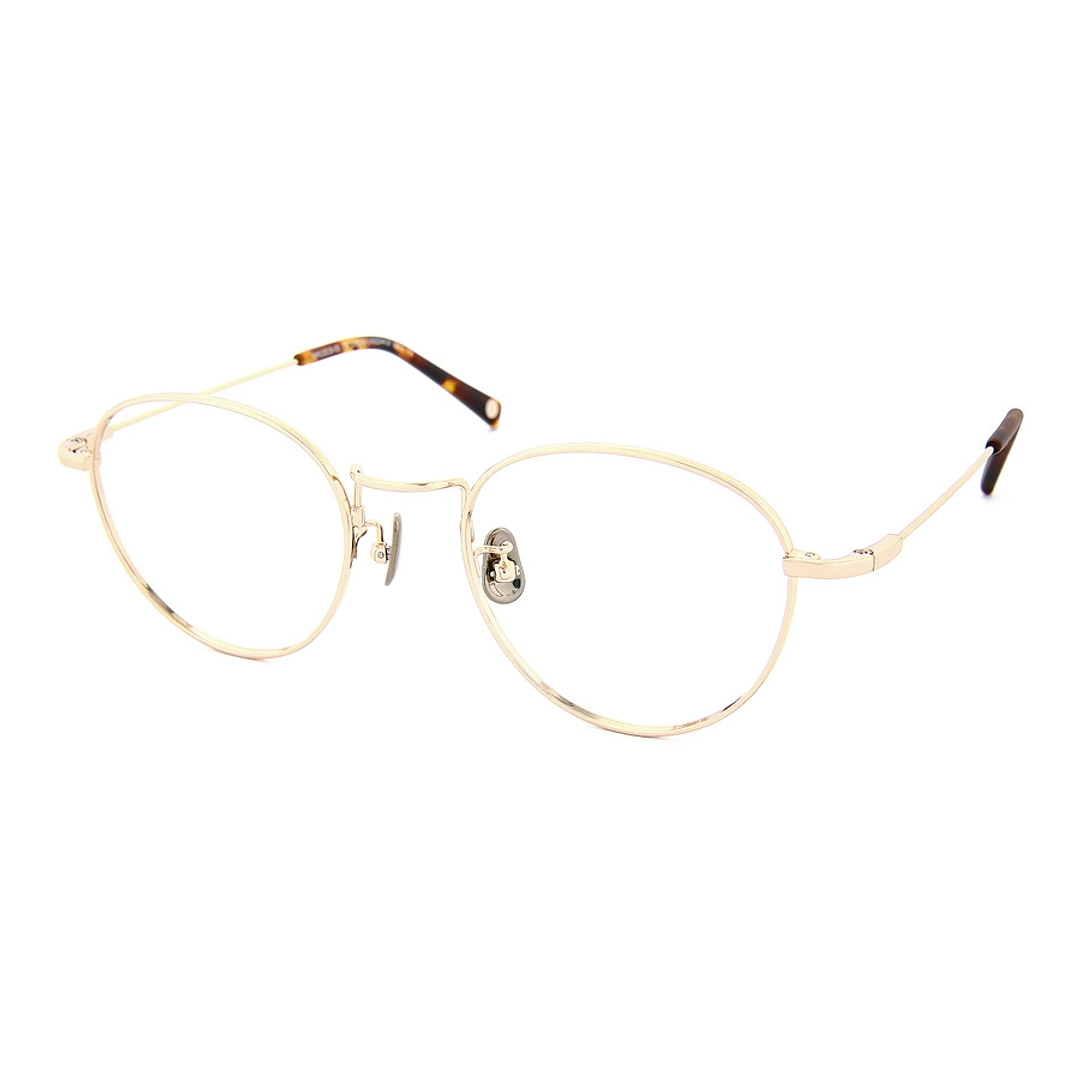 OWNDAYS | AIR Gold Full Rim Boston left side