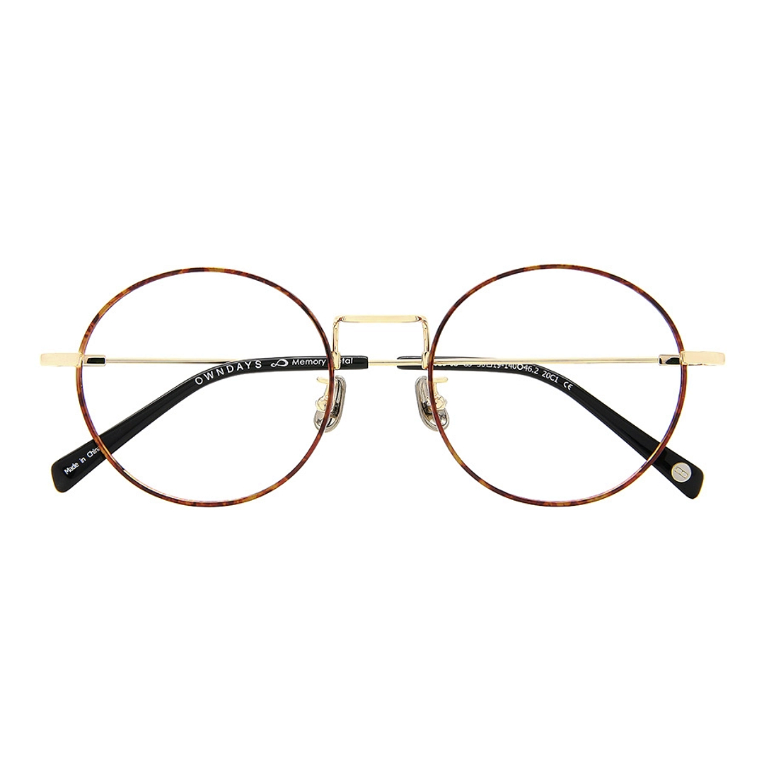 OWNDAYS | AIR Light Brown Full Rim Round right side