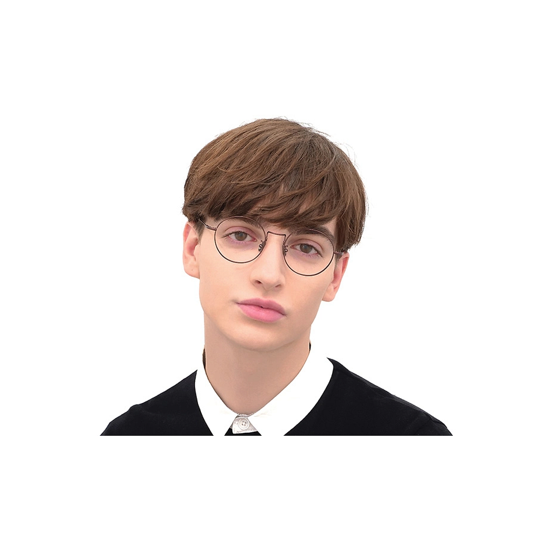 OWNDAYS | AIR Light Brown Full Rim Round left side