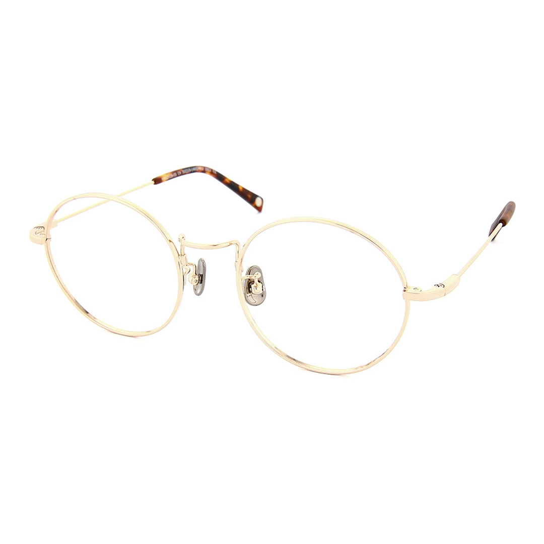 OWNDAYS | AIR Gold Full Rim Round left side