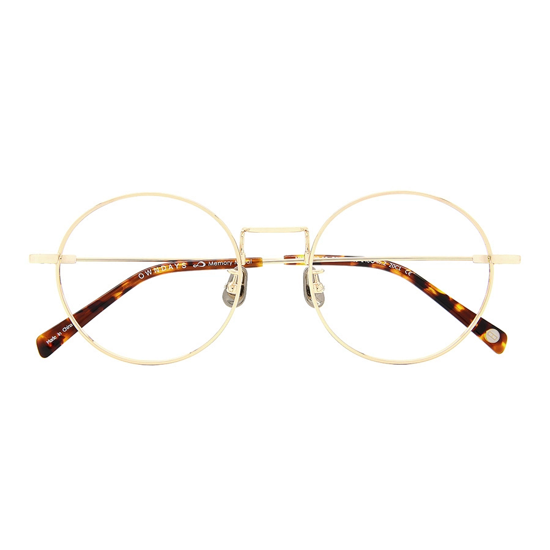 OWNDAYS | AIR Gold Full Rim Round right side