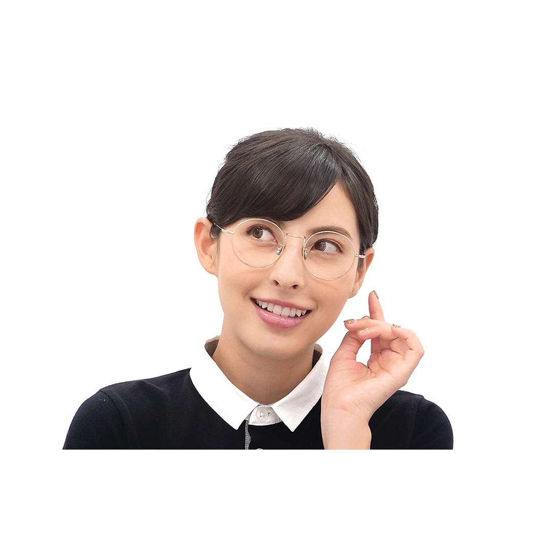 OWNDAYS | AIR Gold Full Rim Round left side