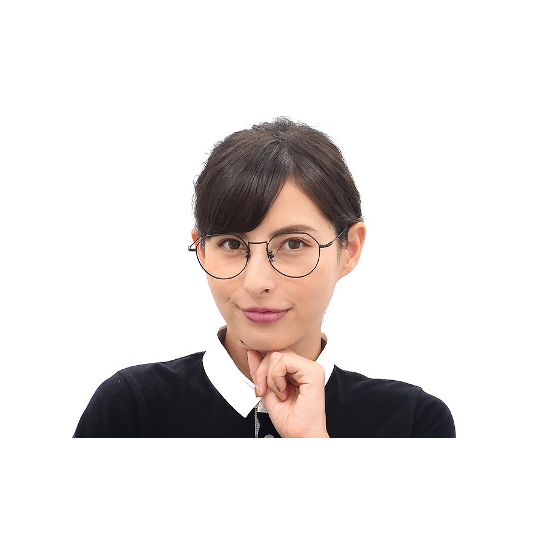 OWNDAYS | AIR Black Full Rim Boston left side