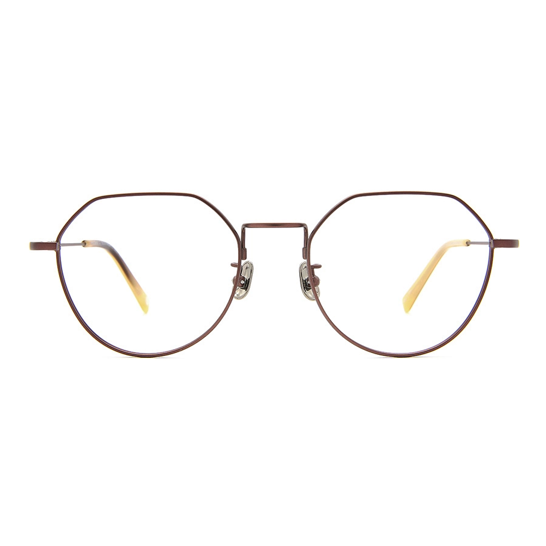 OWNDAYS | AIR Light Brown Full Rim Boston right side