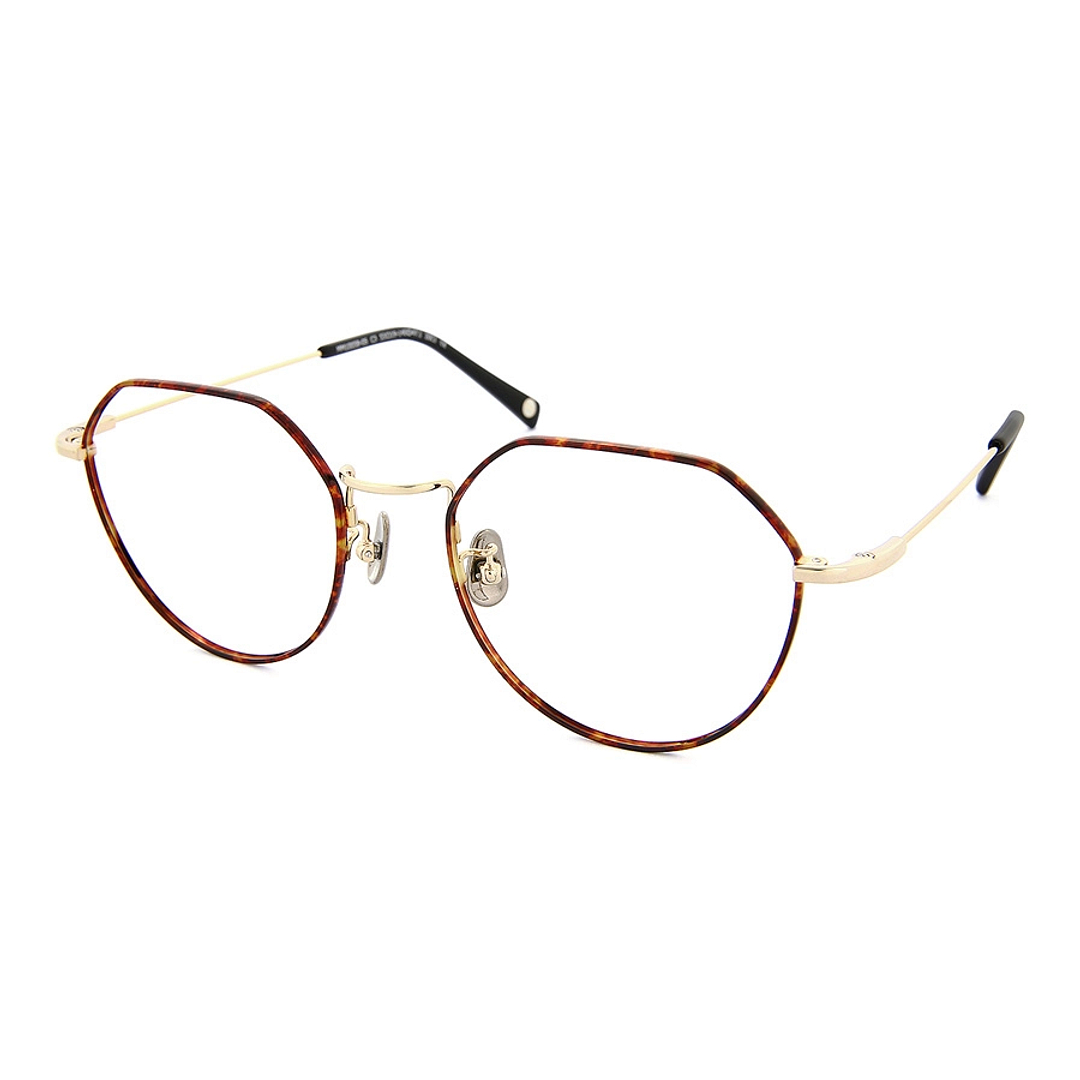 OWNDAYS | AIR Light Brown Full Rim Boston left side