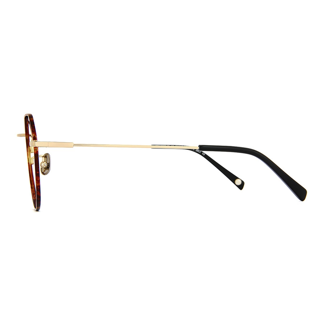 OWNDAYS | AIR Light Brown Full Rim Boston left side