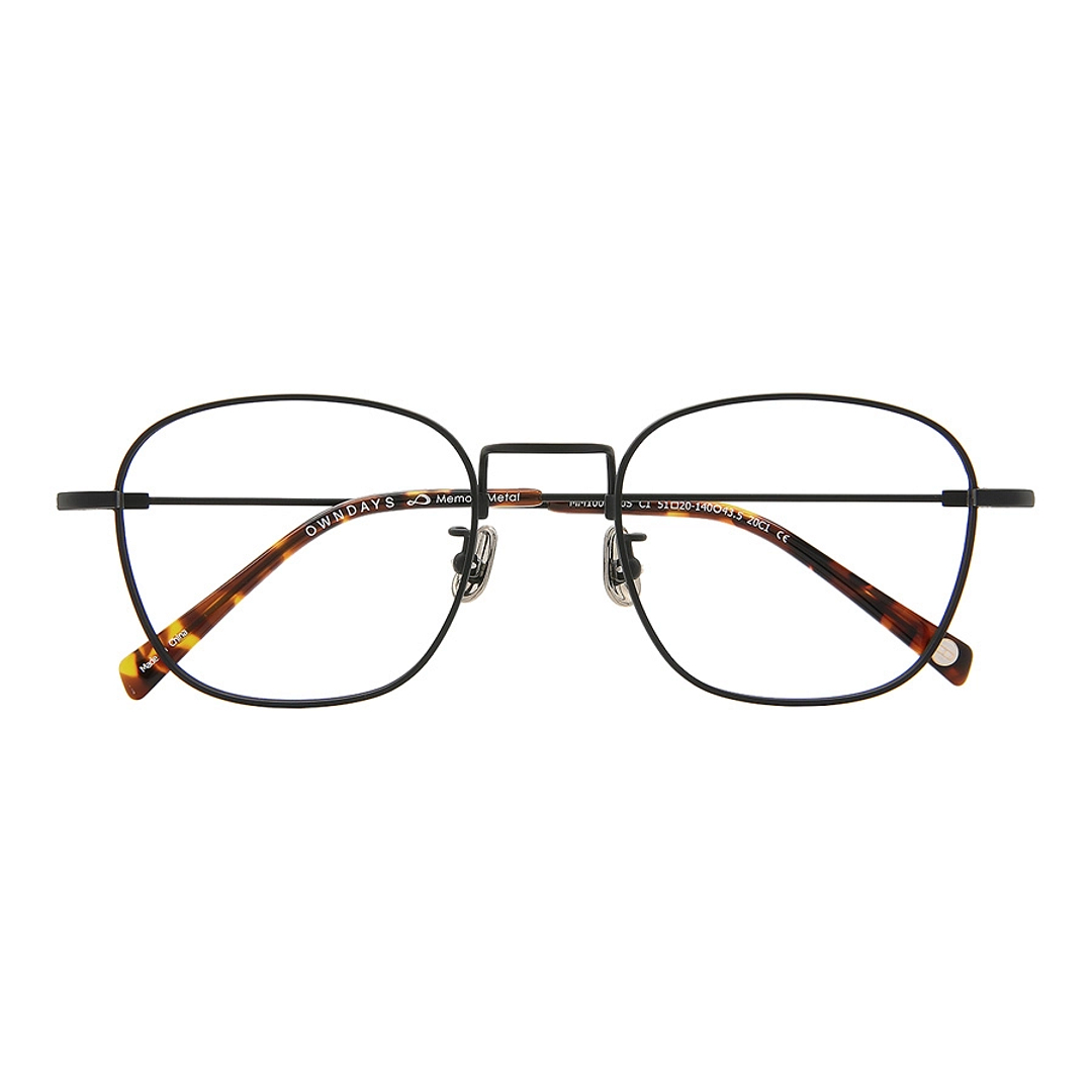 OWNDAYS | AIR Black Full Rim Rectangle right side