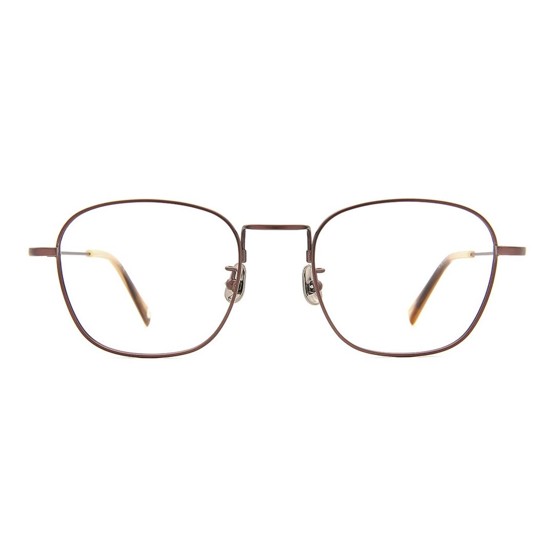 OWNDAYS | AIR Light Brown Full Rim Rectangle right side