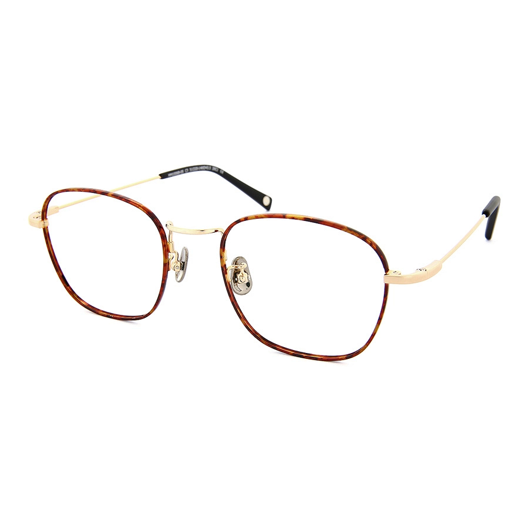 OWNDAYS | AIR Light Brown Full Rim Rectangle left side