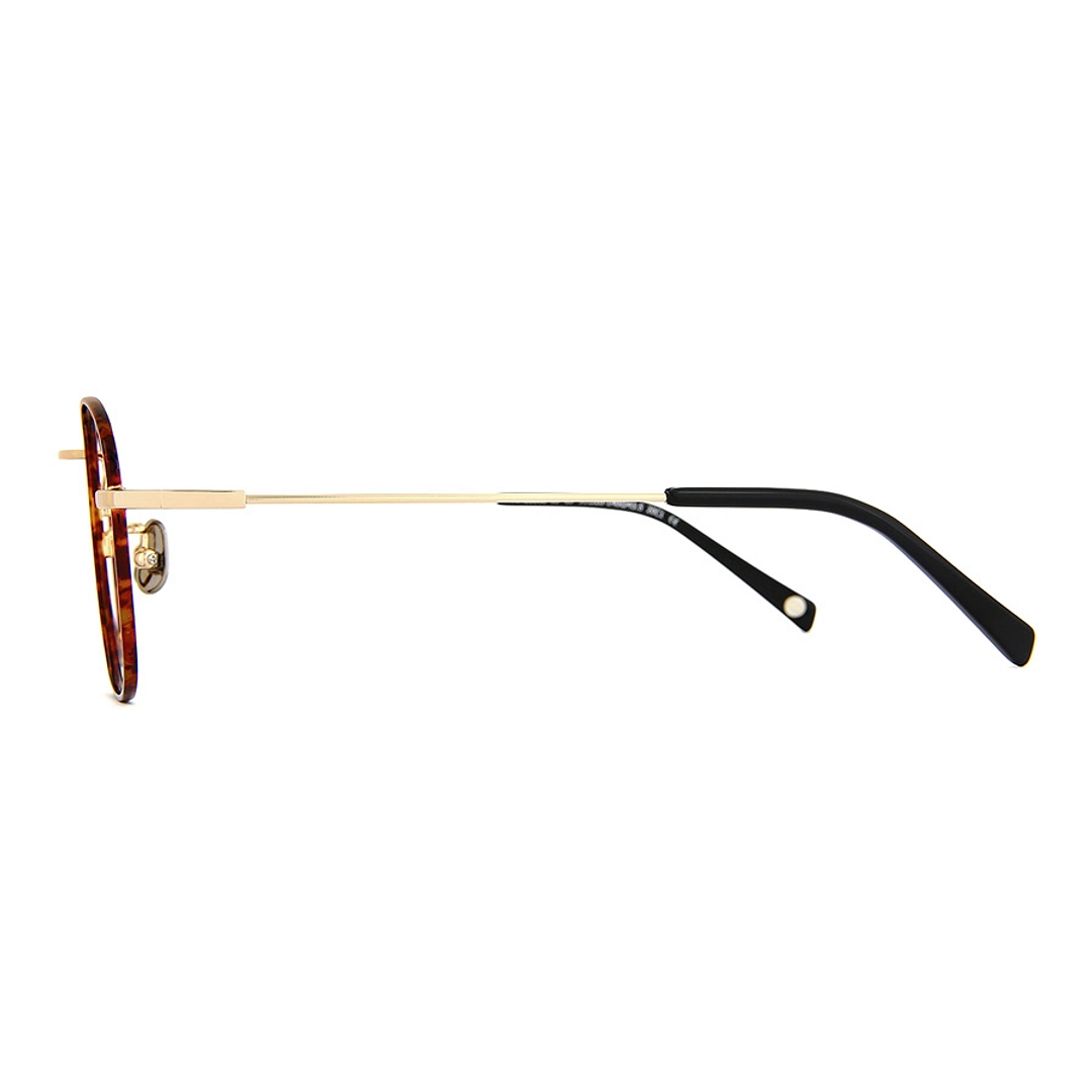 OWNDAYS | AIR Light Brown Full Rim Rectangle left side