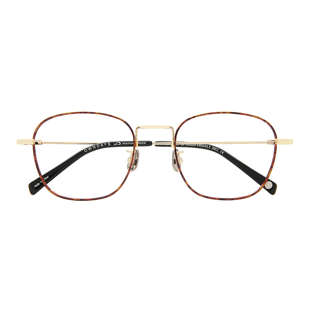 OWNDAYS | AIR Light Brown Full Rim Rectangle right side