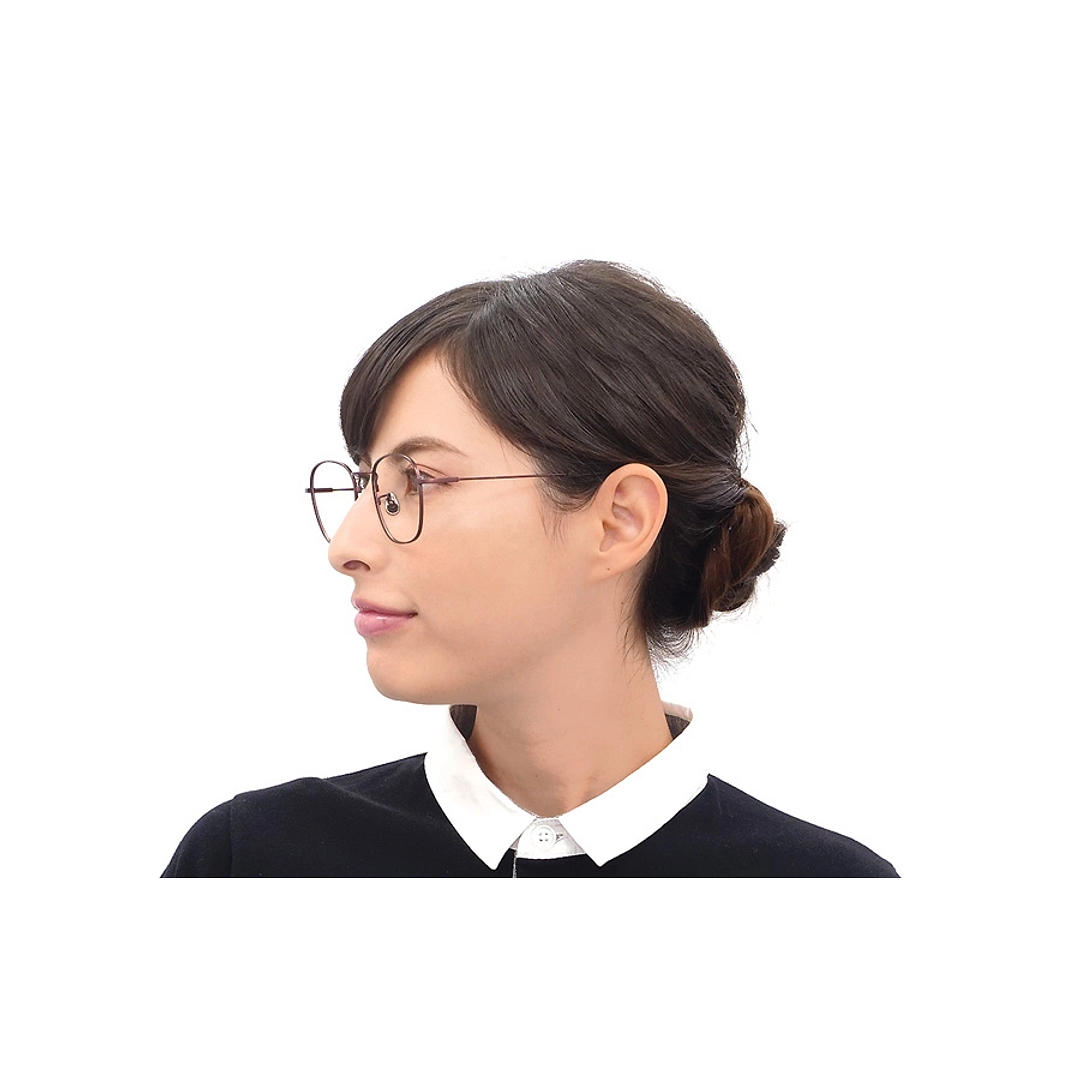 OWNDAYS | AIR Light Brown Full Rim Rectangle right side