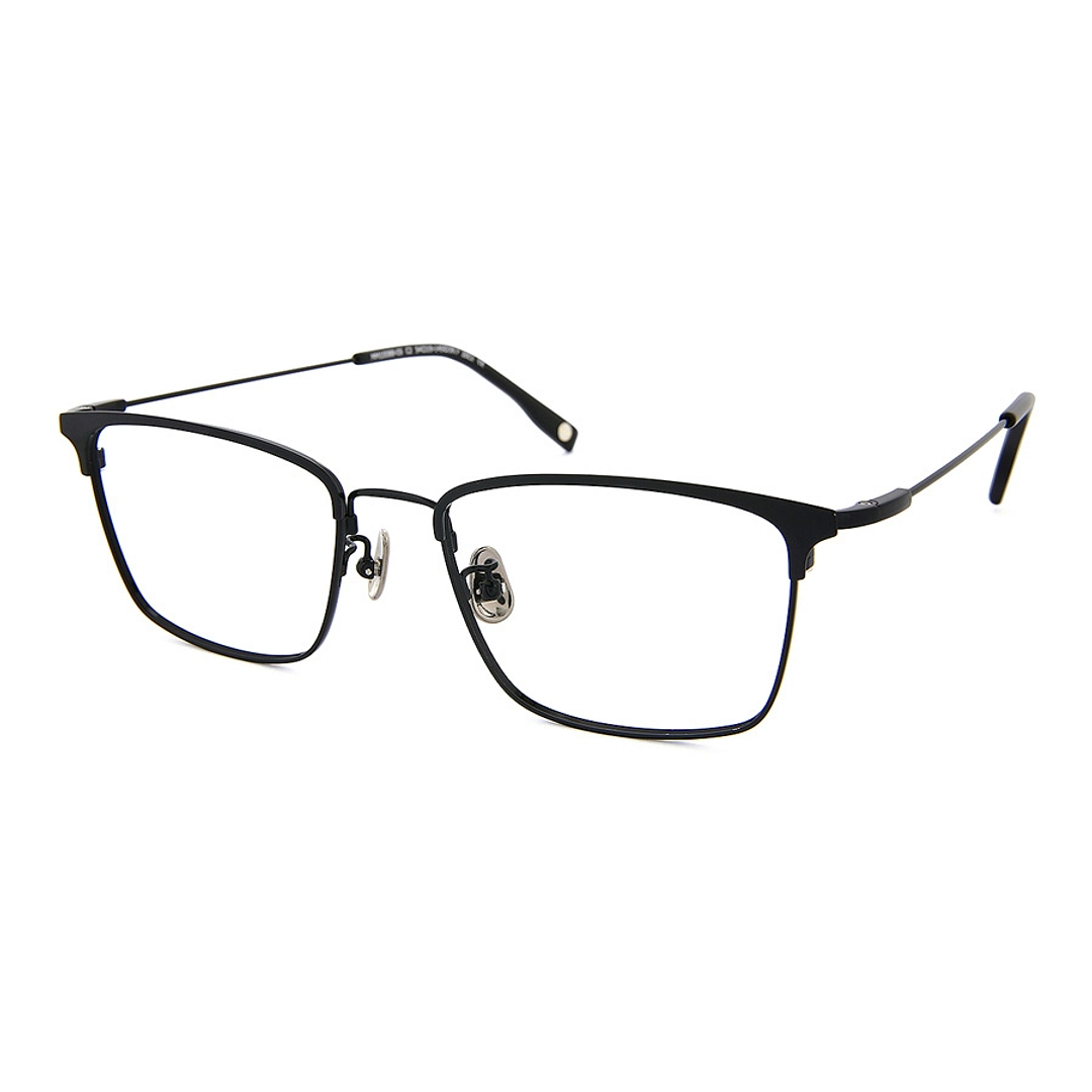OWNDAYS | AIR Black Half Rim Browline left side