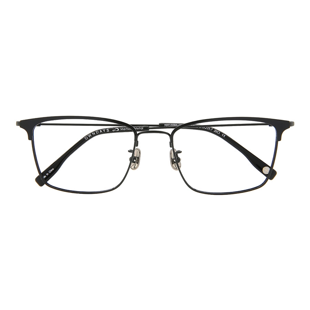 OWNDAYS | AIR Black Half Rim Browline right side