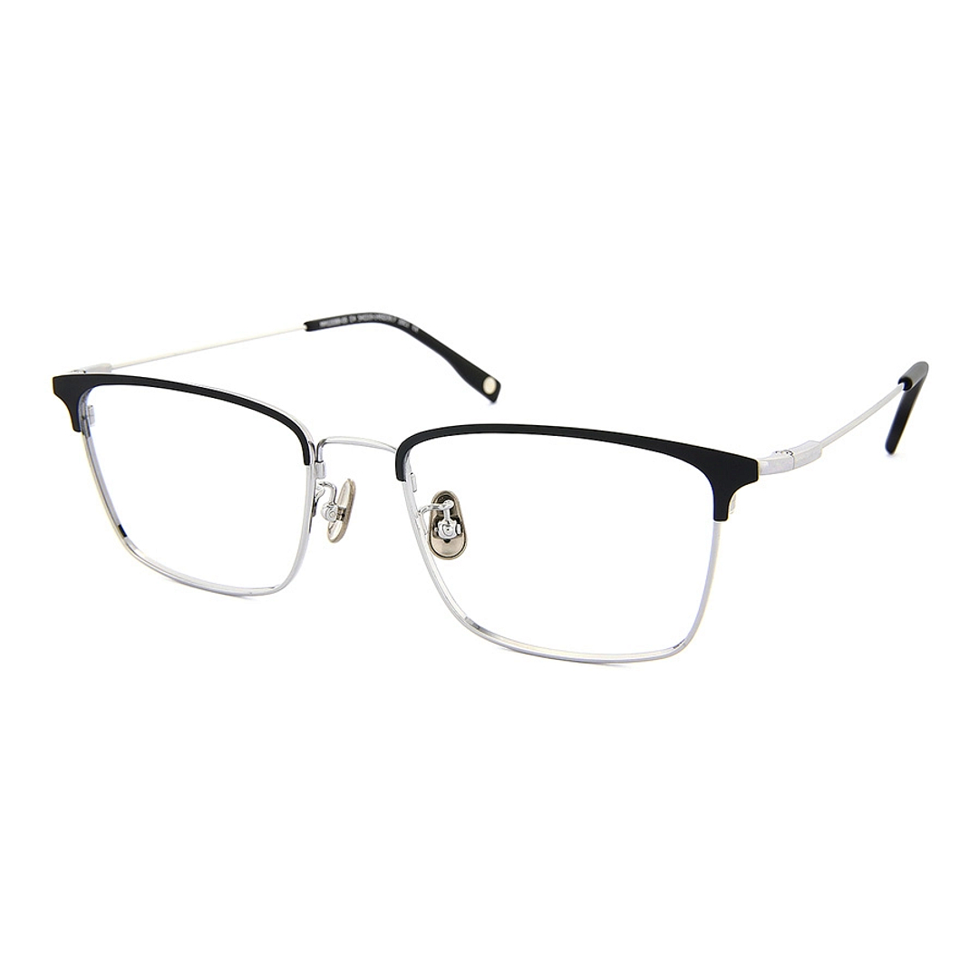 OWNDAYS | AIR Silver Half Rim Browline left side