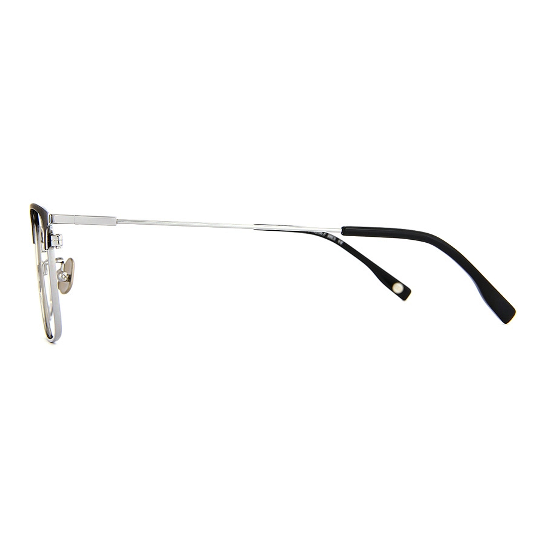 OWNDAYS | AIR Silver Half Rim Browline left side