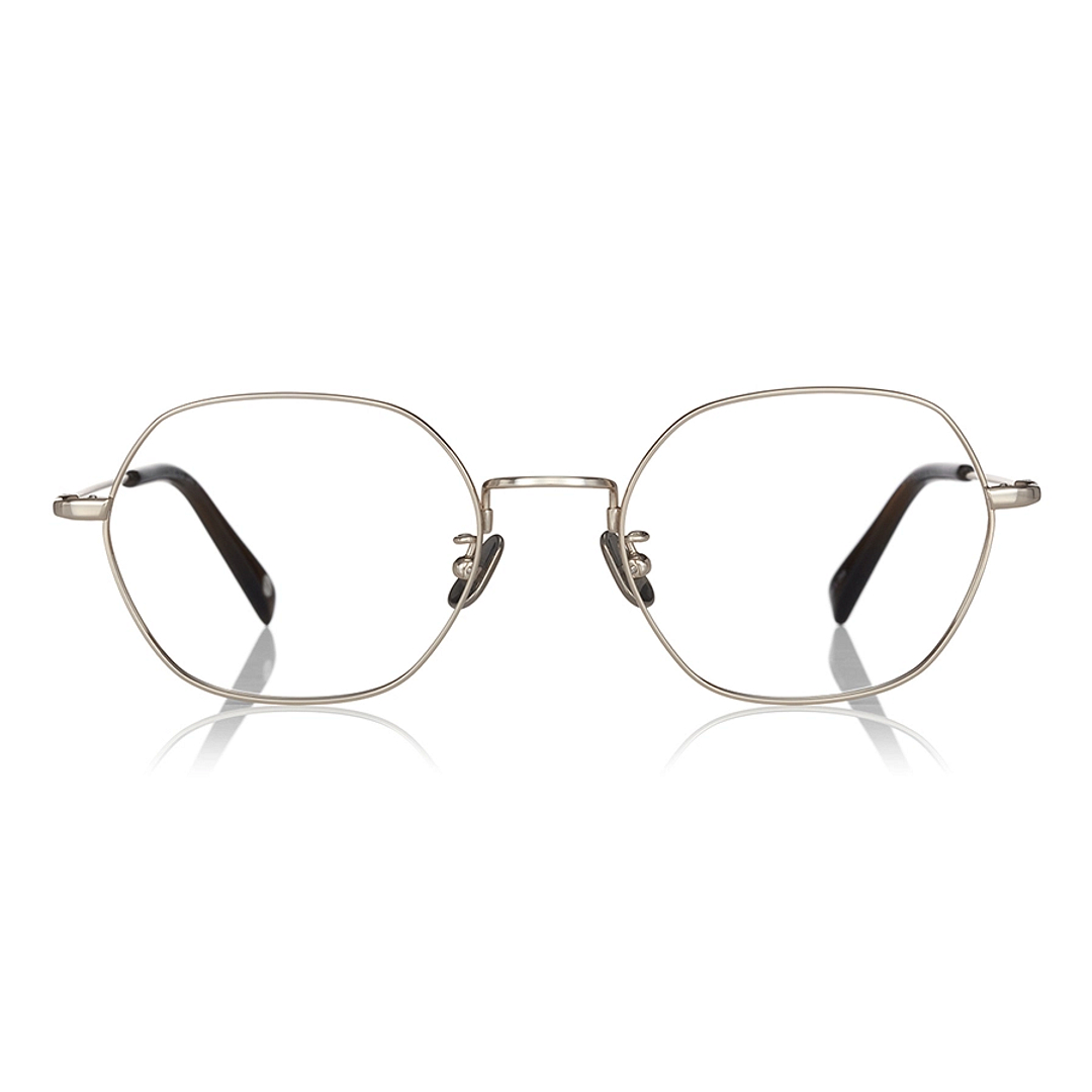 OWNDAYS | AIR Gold Full Rim Polygon right side