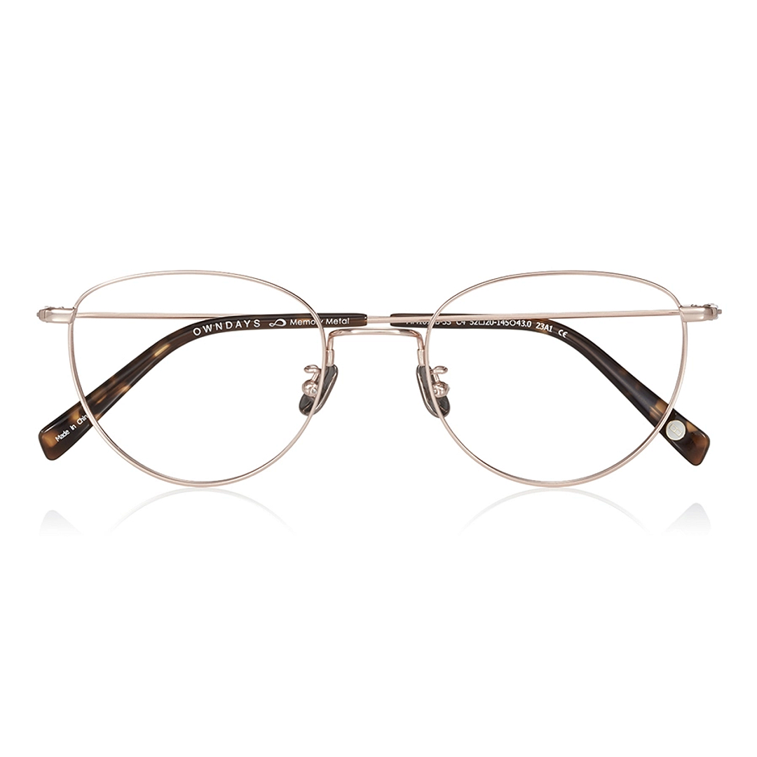 OWNDAYS | AIR Gold Full Rim Fox right side