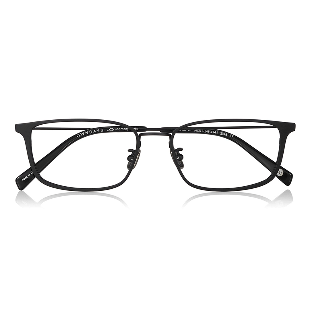 OWNDAYS | AIR Black Full Rim Rectangle right side