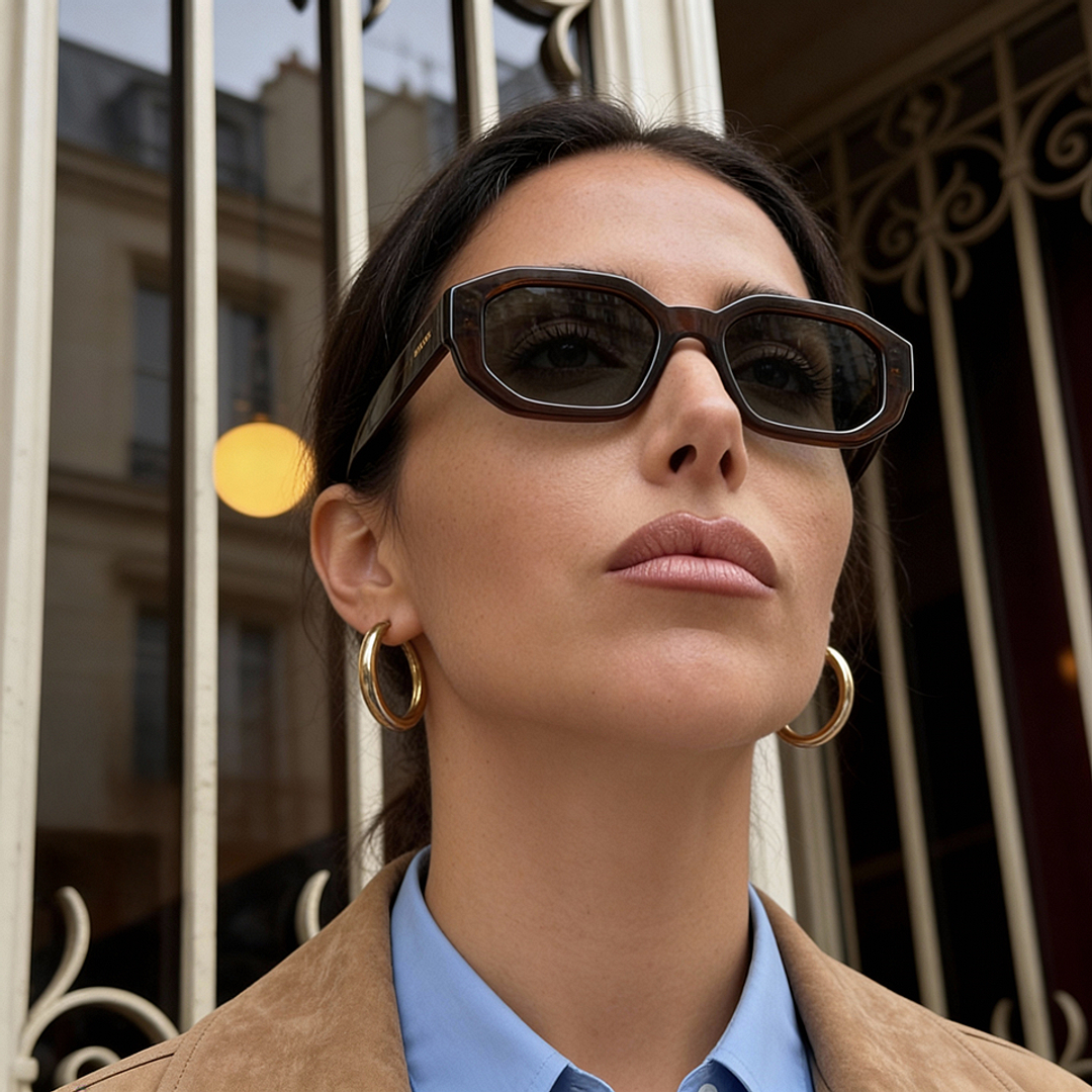 Meller Brown Full Rim Geometric right side