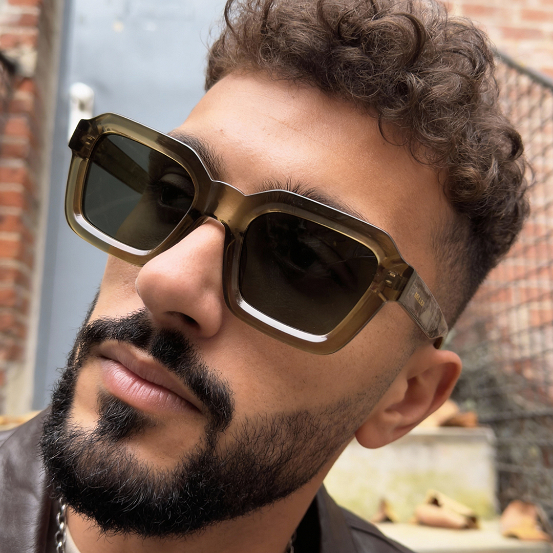 Meller Brown Full Rim Geometric right side