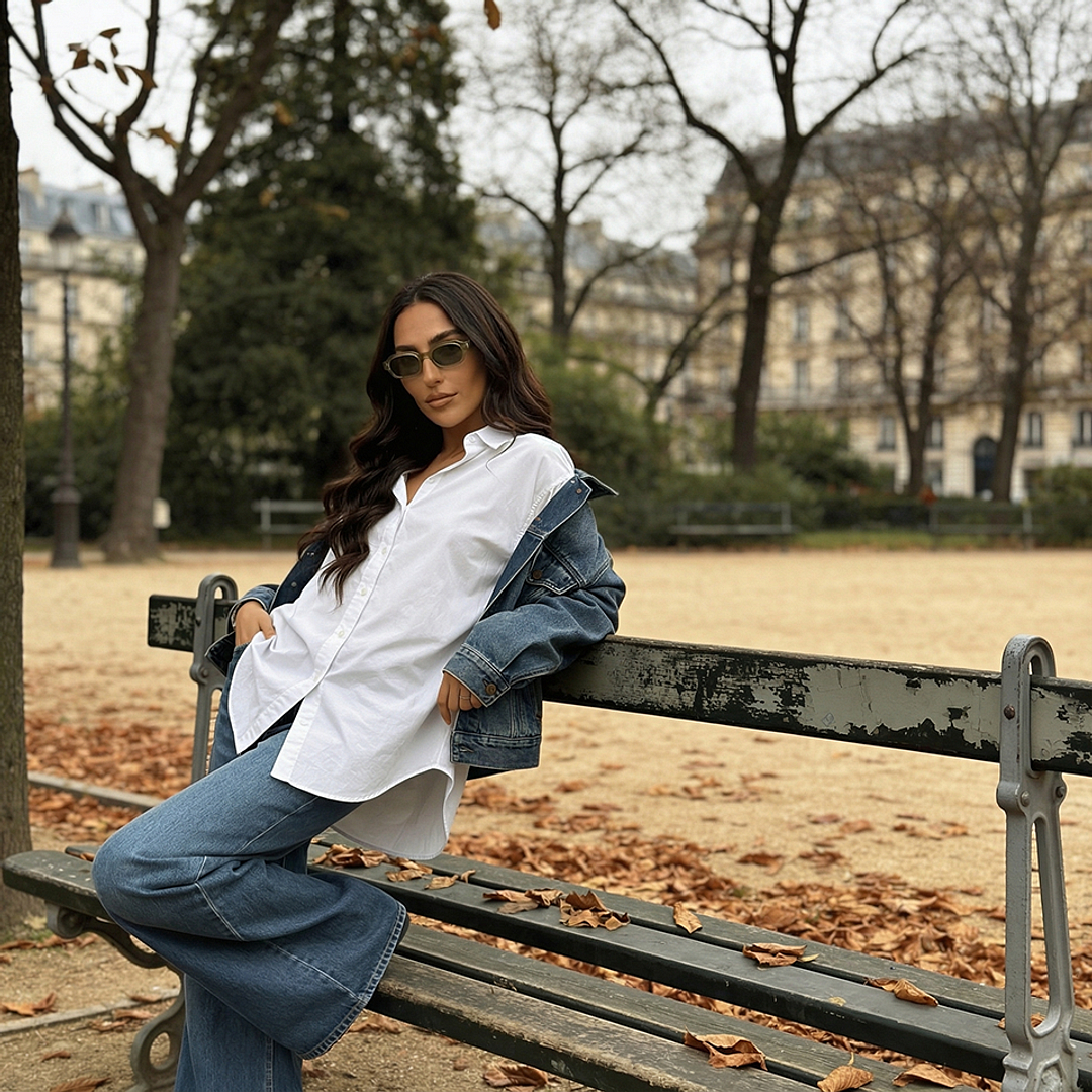 ميلر بني حافة كاملة هندسي right side