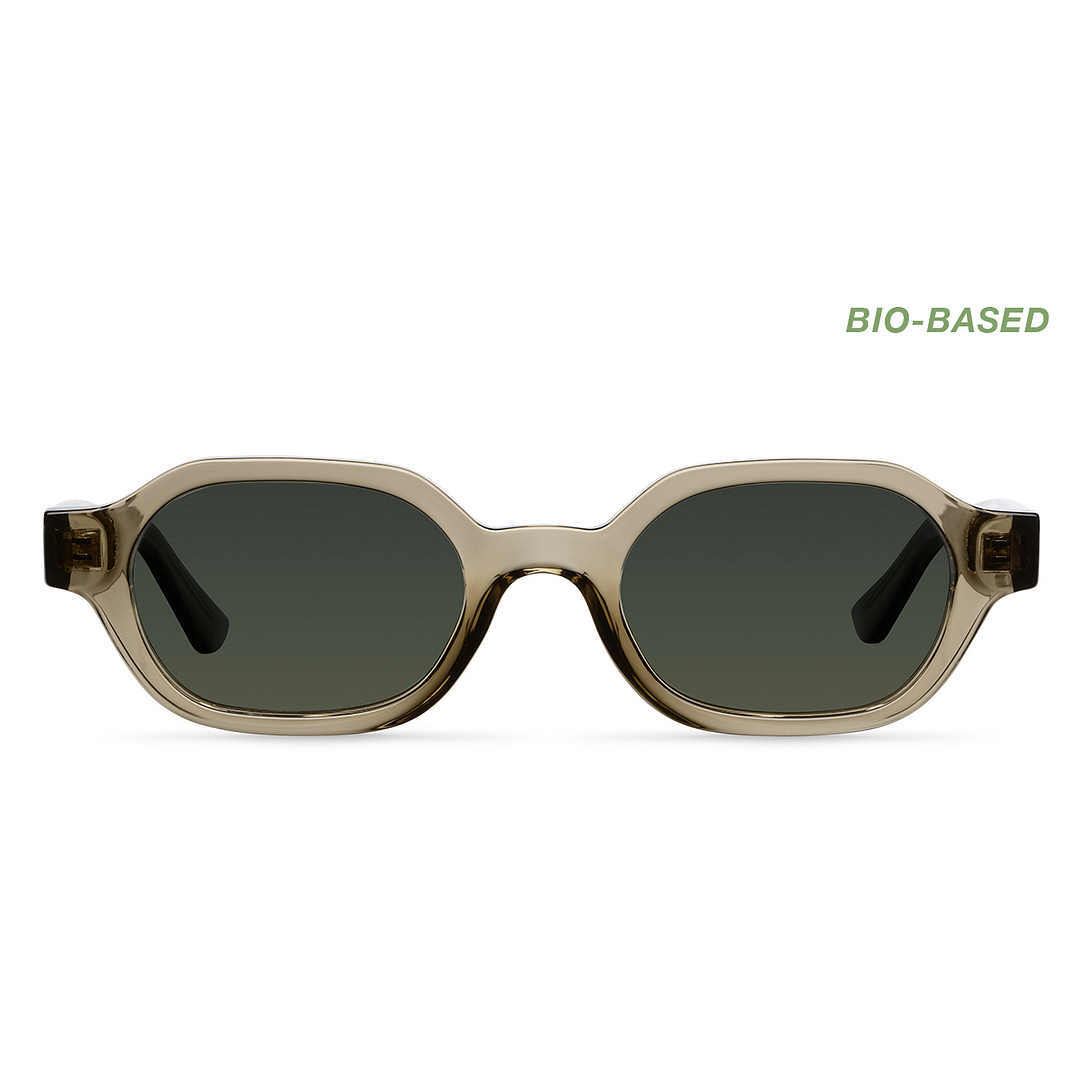 Green Brown Olive Green Full Rim Geometric Meller MEL S18819