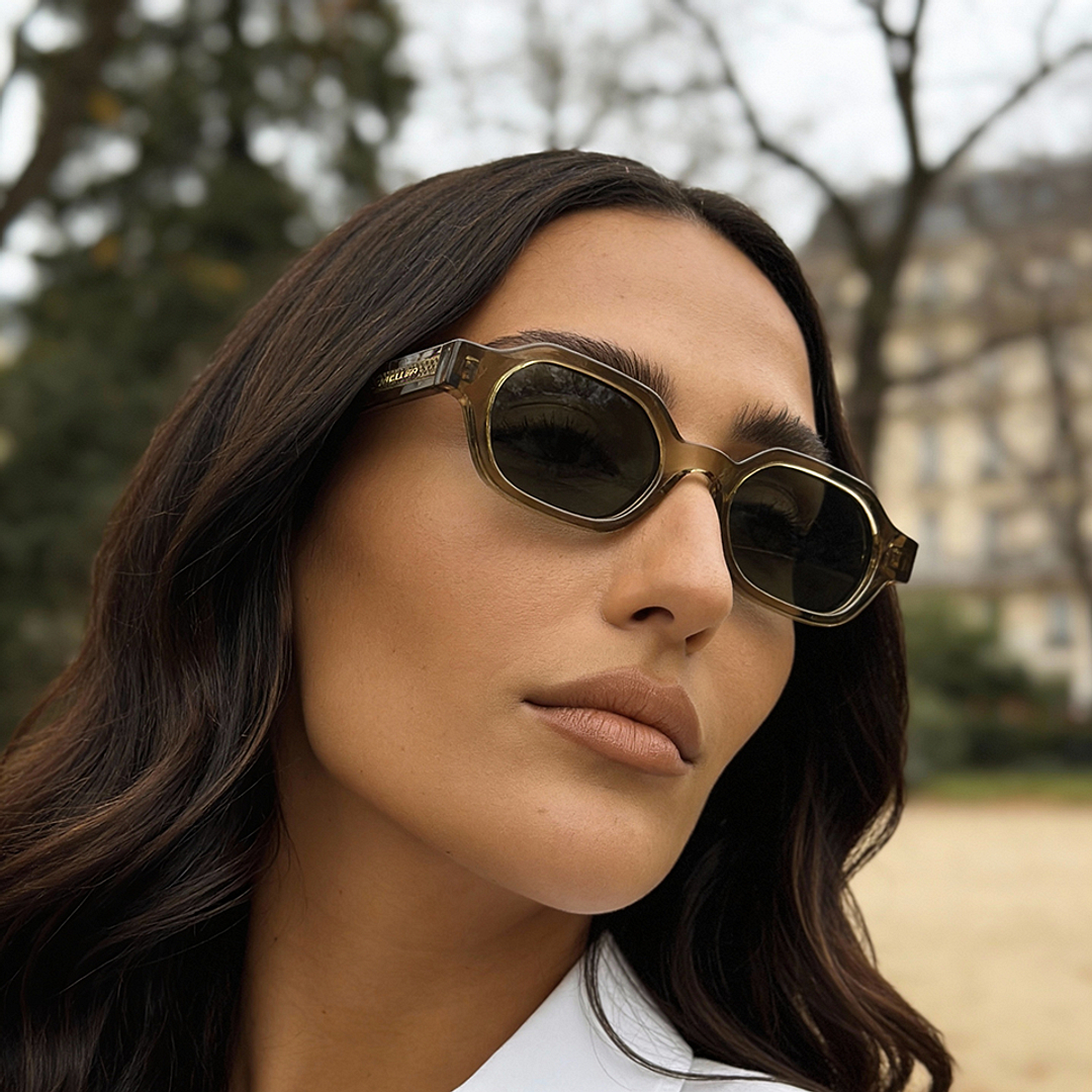 ميلر بني حافة كاملة هندسي left side