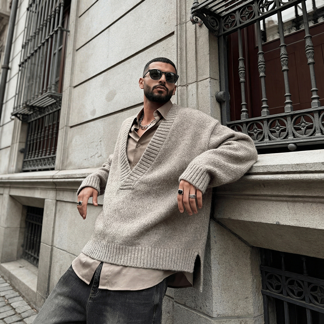 Meller Grey Full Rim Round right side