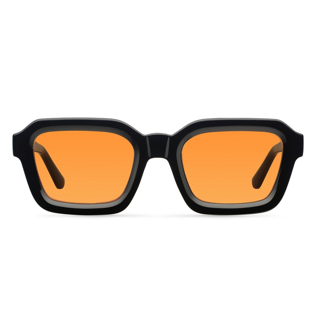 Meller Black Full Rim Geometric right side