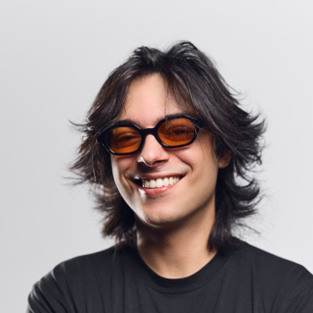 ميلر أسود حافة كاملة هندسي left side