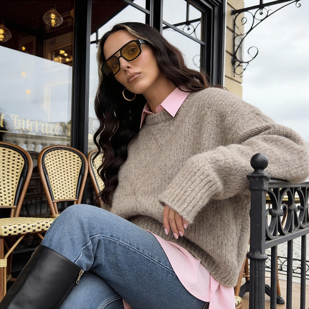 Meller Black Full Rim Square right side