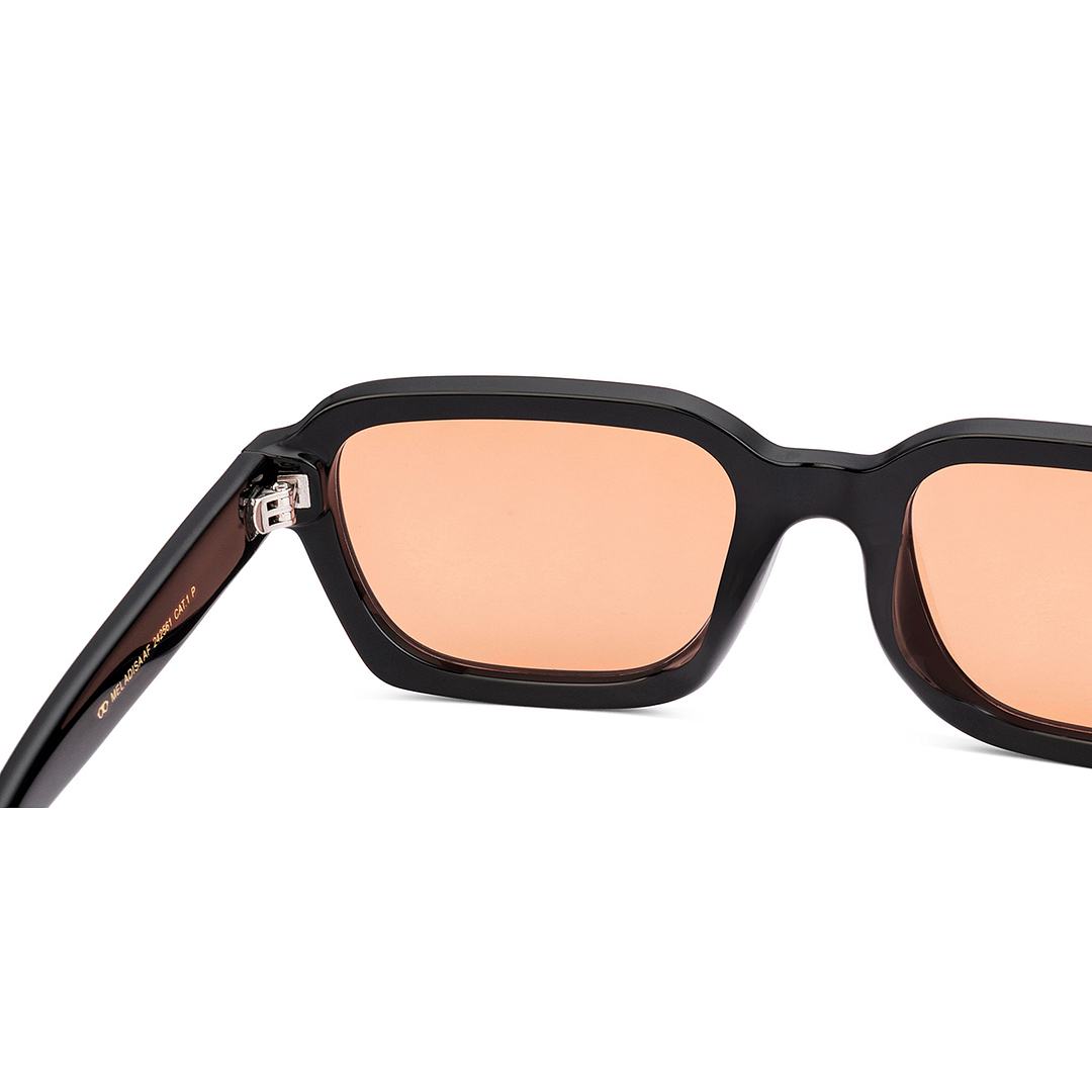 Meller Black Full Rim Rectangle right side