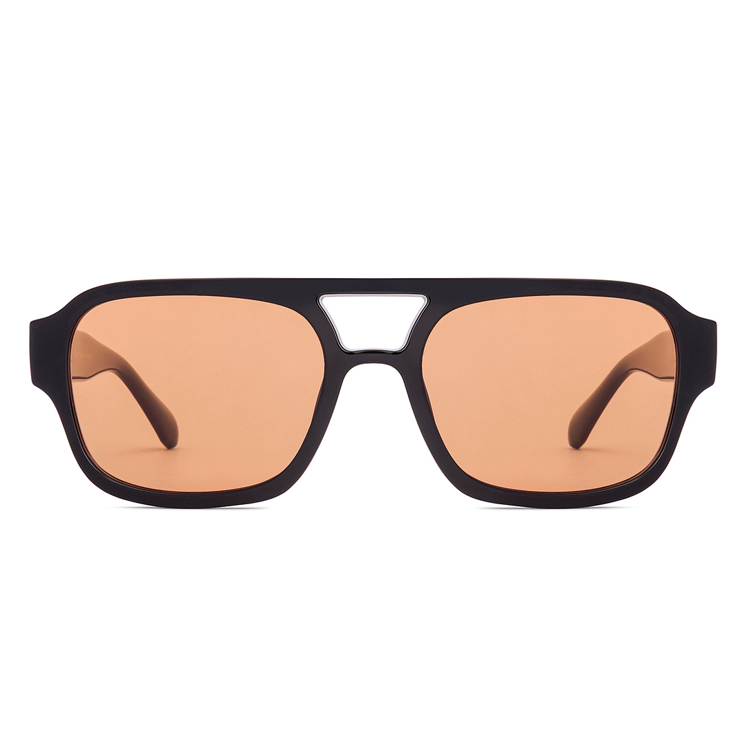 Meller Black Full Rim Rectangle right side