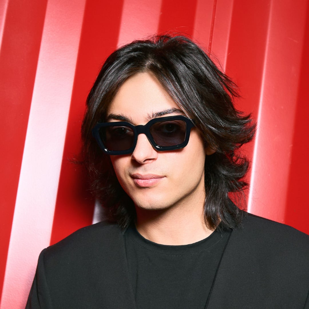 Meller Black Full Rim Geometric left side